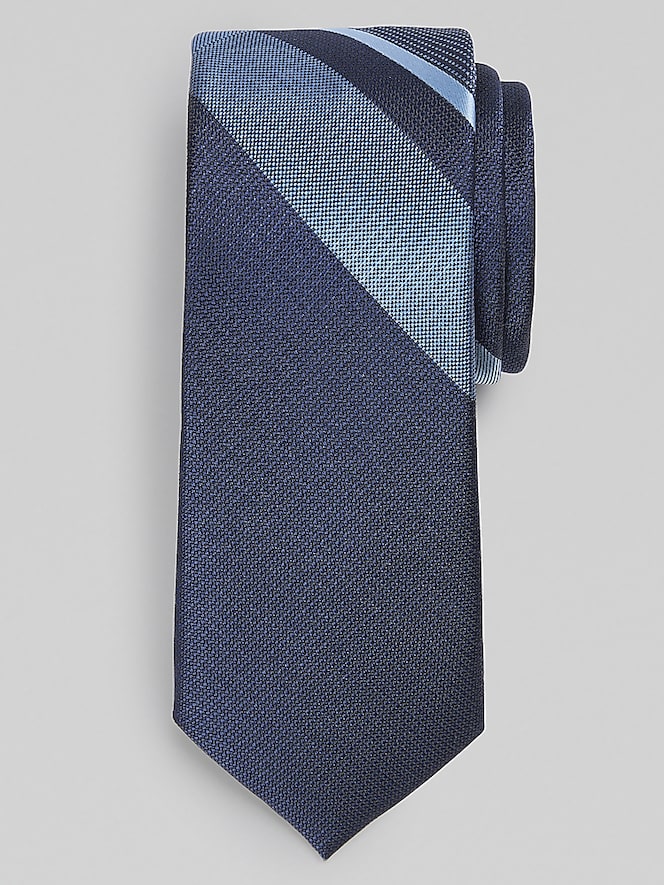 Egara Narrow Color Block Panel Tie