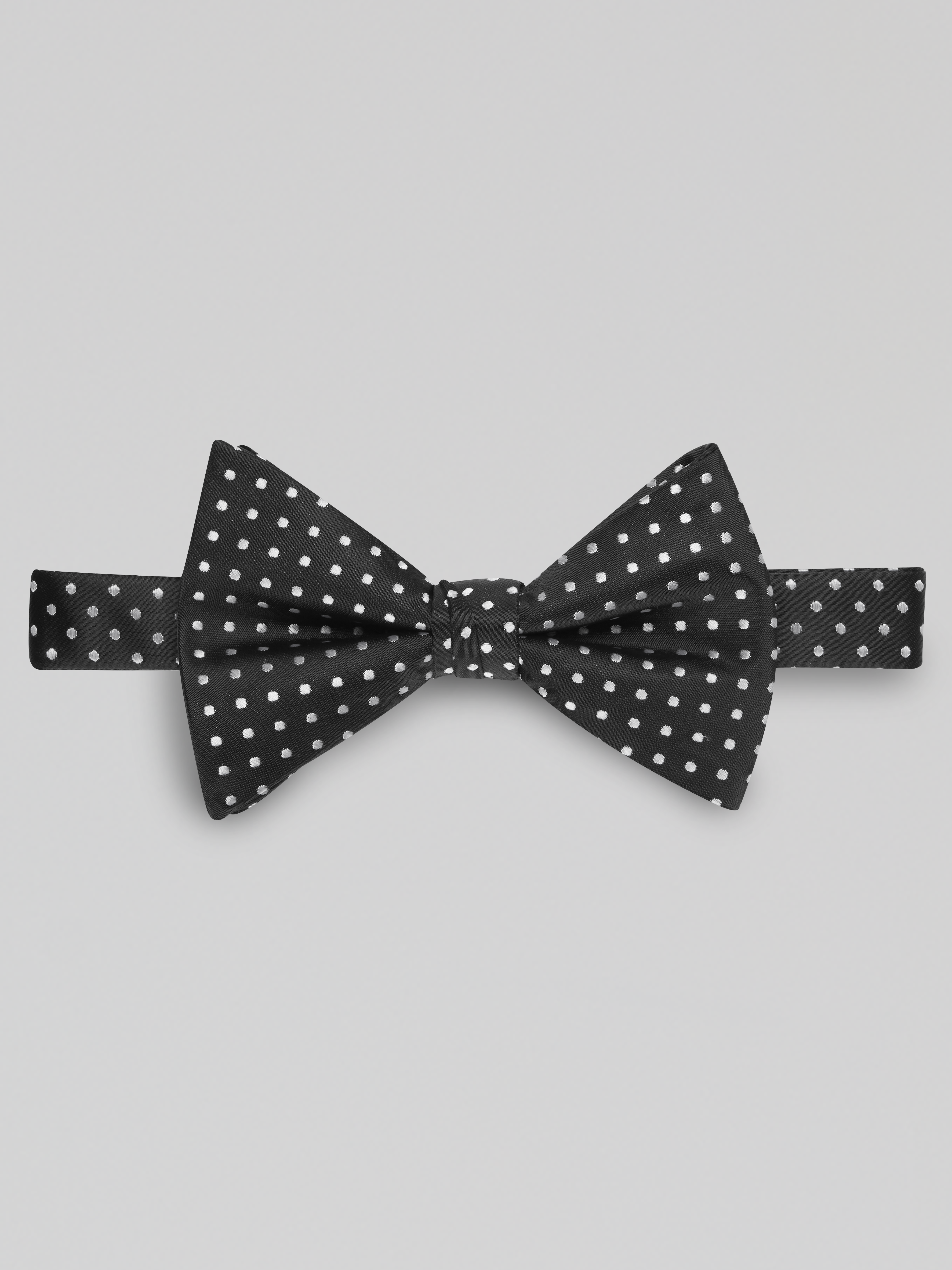 Polka-Dot Pre-Tied Bow Tie