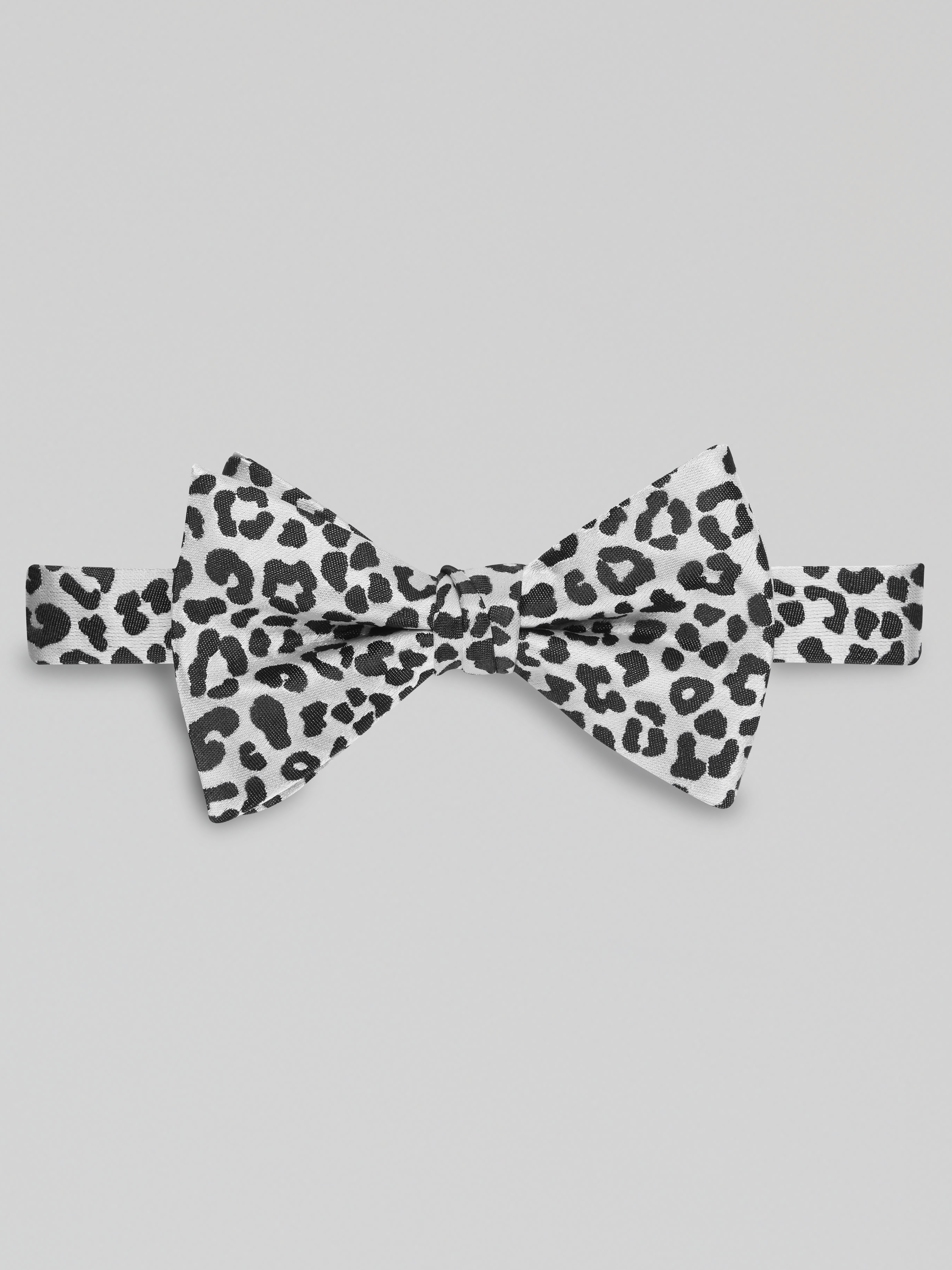 Leopard Print Pre-Tied Bow Tie