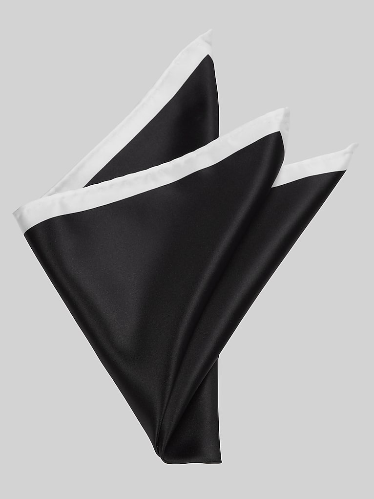 Egara Bordered Pocket Square
