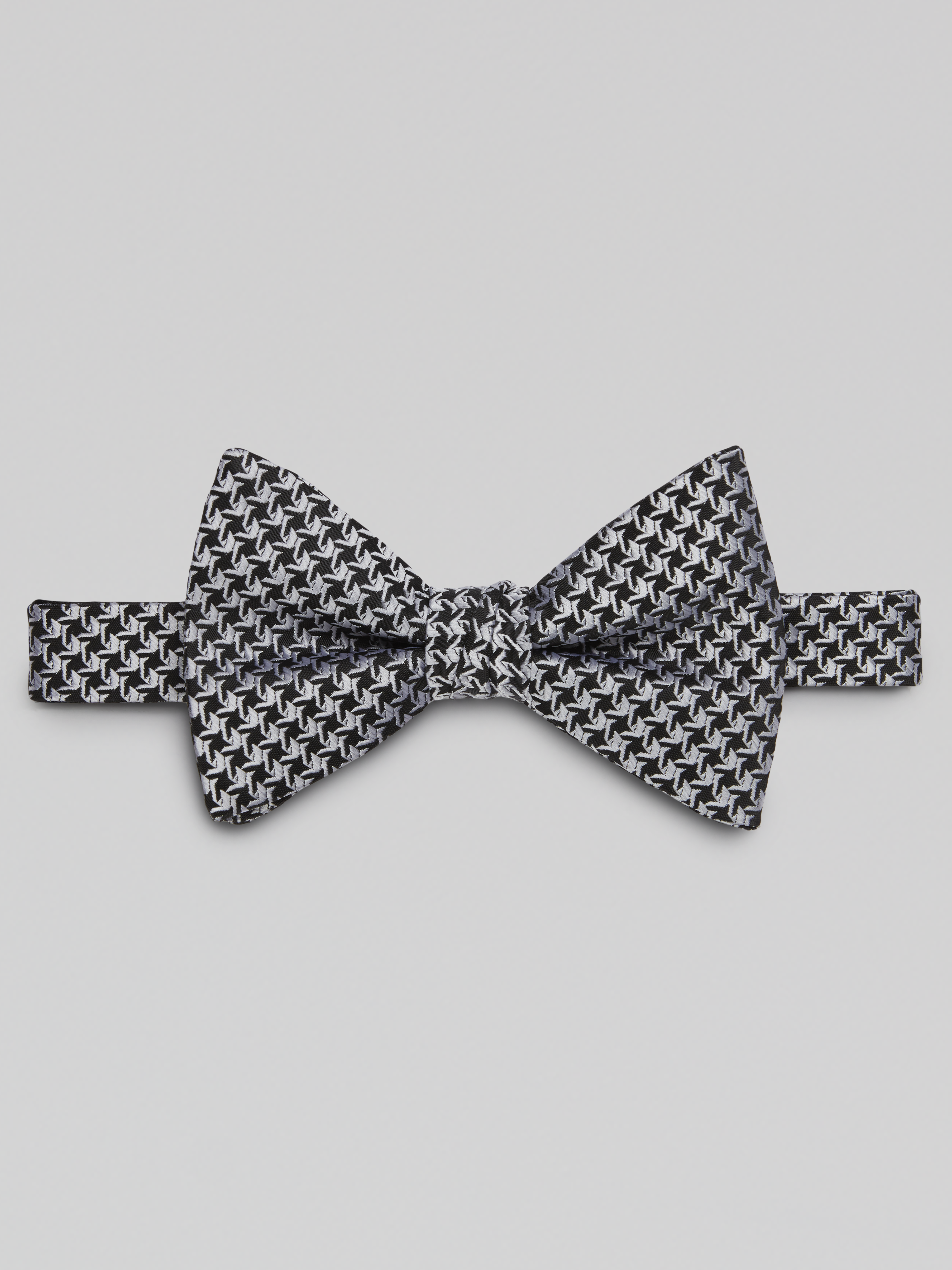 Houndstooth Pre-Tied Bow Tie