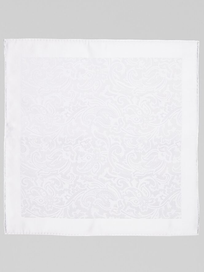 Joseph Abboud Paisley Tonal Pocket Square