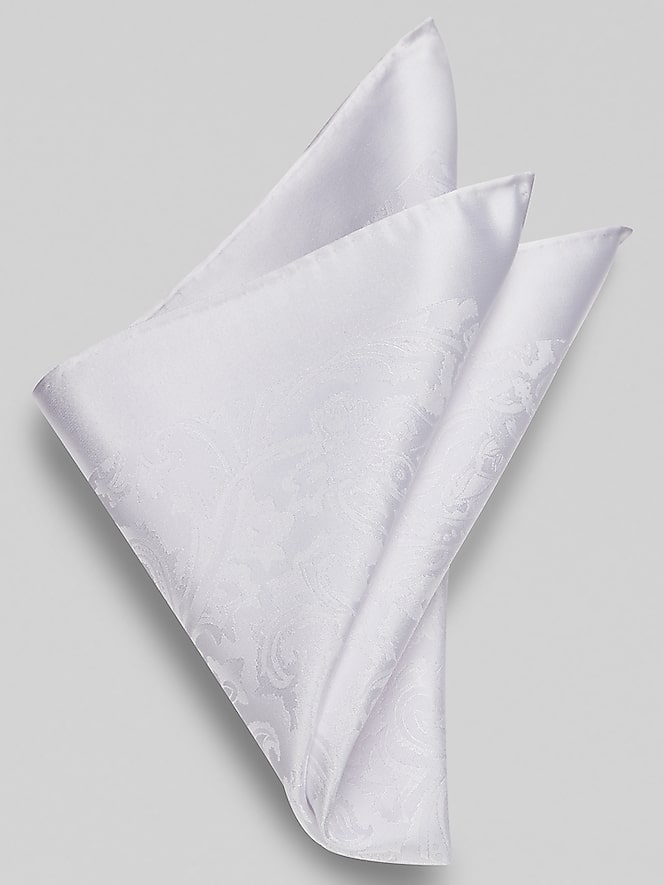 Joseph Abboud Paisley Tonal Pocket Square