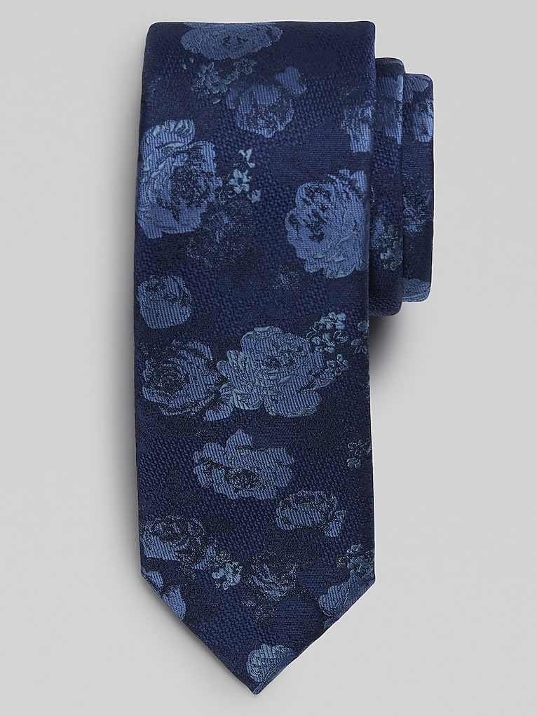 Egara Narrow Allover Floral Tie