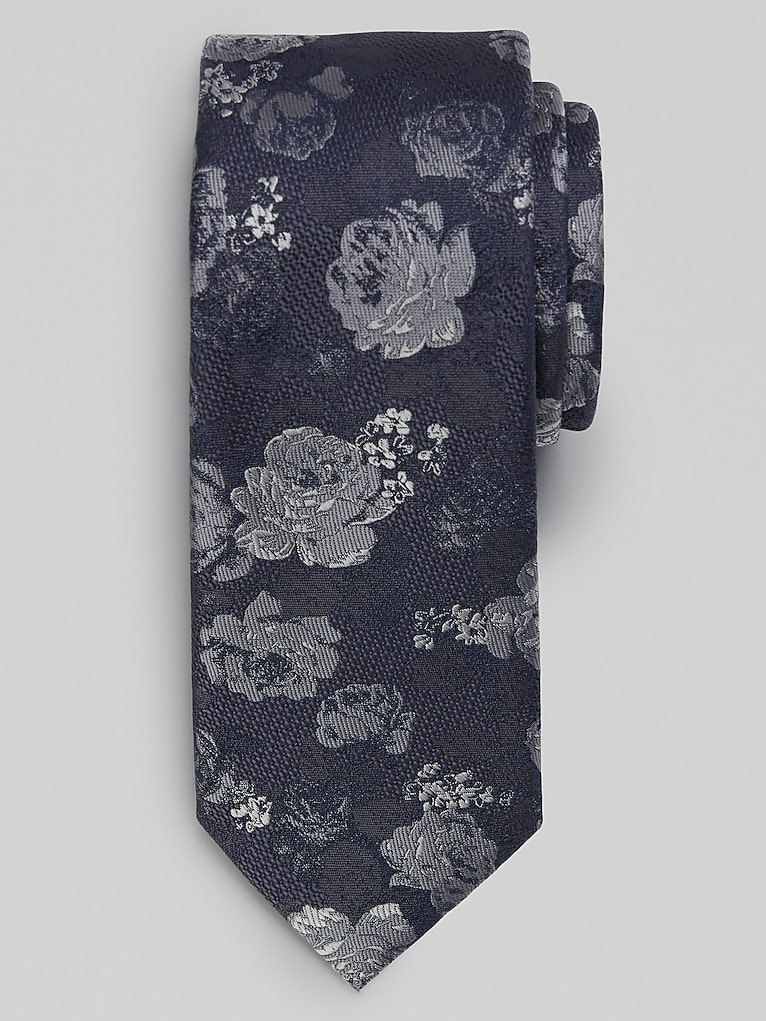 Egara Narrow Allover Floral Tie