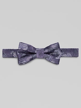 All-Over Floral Pre-Tied Bow Tie