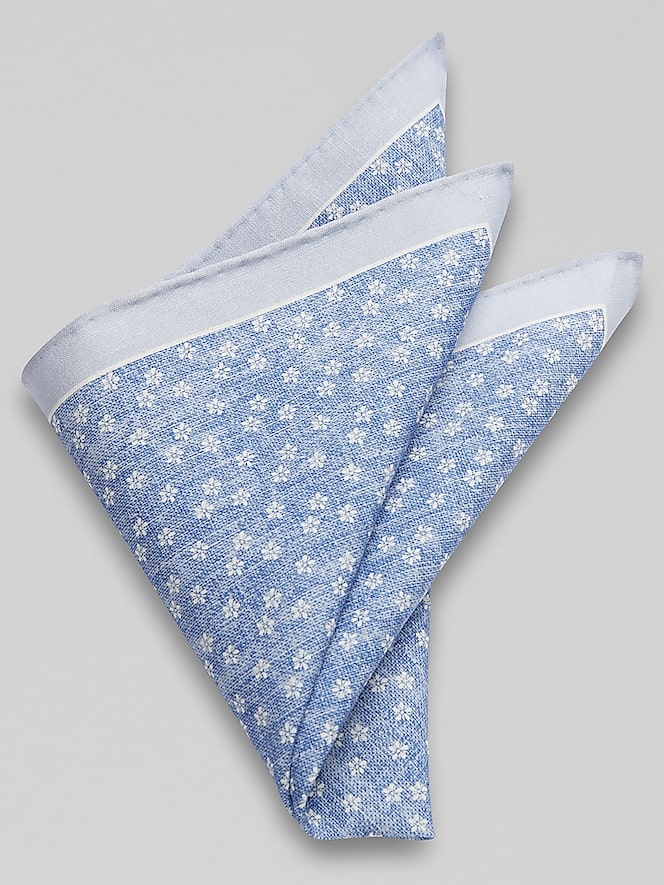 Joseph Abboud Simple Floral Pocket Square