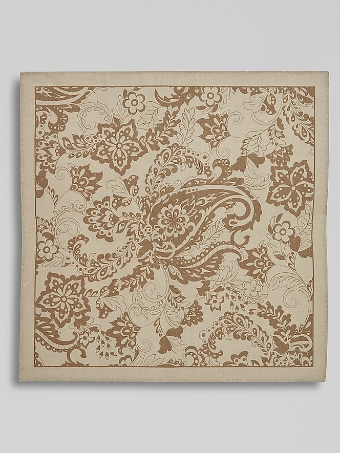 Joseph Abboud Botanical Paisley Pocket Square
