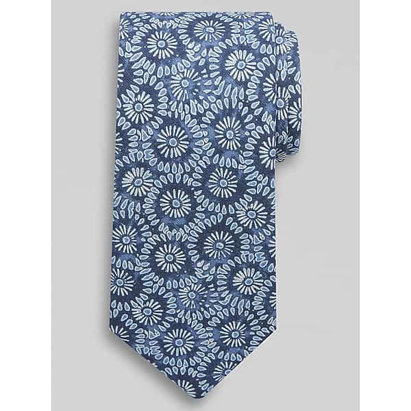 Joseph Abboud Men's Classic Indigo Pattern Tie Navy - Size: One Size TMW8B4Y80001