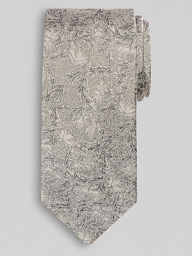 Awearness Kenneth Cole Big & Tall Men's Driftwood Floral Tie , Tan / Brown