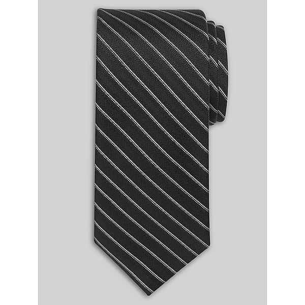 Awearness Kenneth Cole Men's Bit & Byte Stripe Tie Black - Size: XLONG TMW8B7N80102