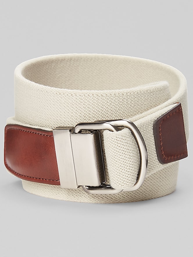 Joseph Abboud D-Ring Stretch Web Belt