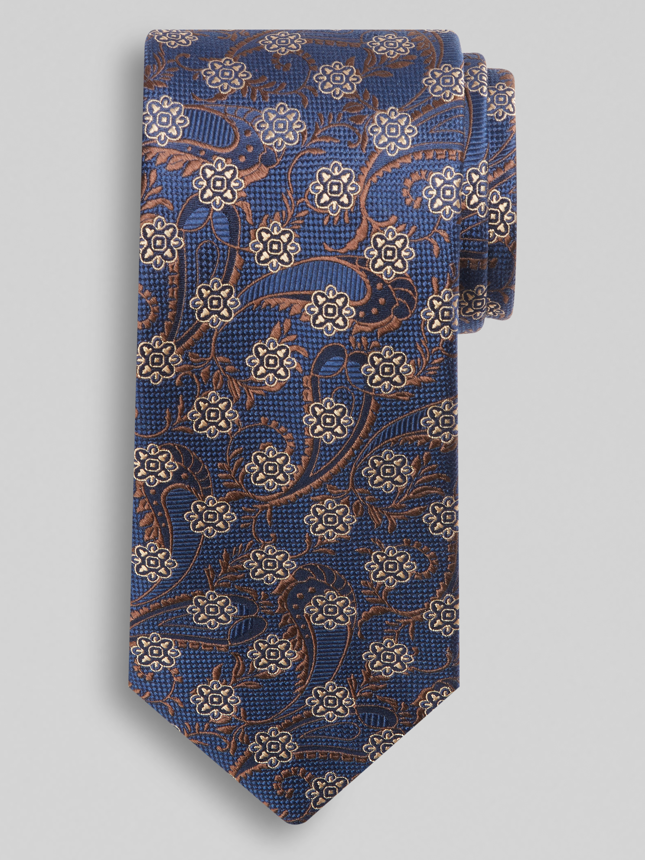 Medallion and Vines Tie
