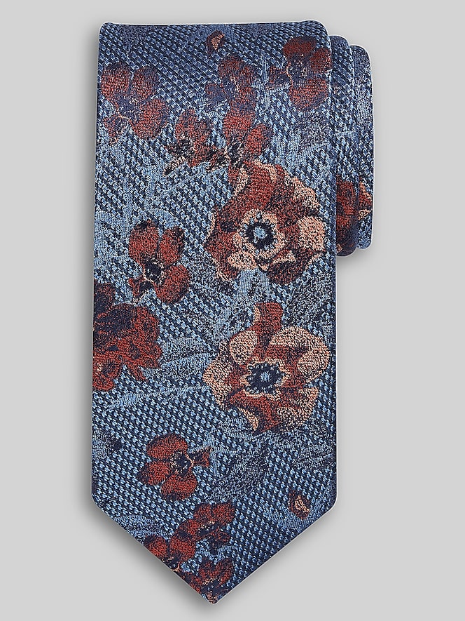 Joseph Abboud Abstract Floral Stripe Tie