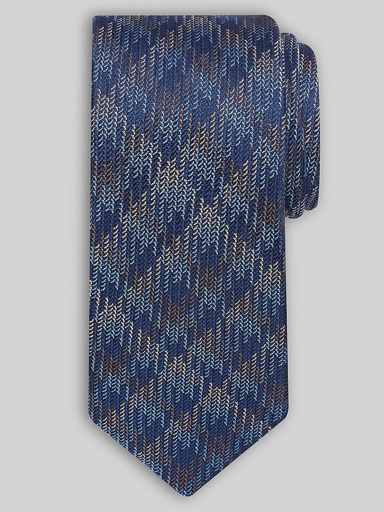 Joseph Abboud Narrow Multicolor Plaid Tie