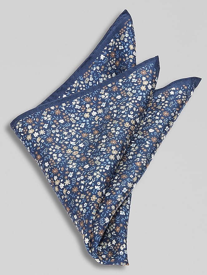 Joseph Abboud Tossed Floral Pocket Square