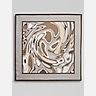 Pronto Uomo Marbled Abstract Paint Pocket Square