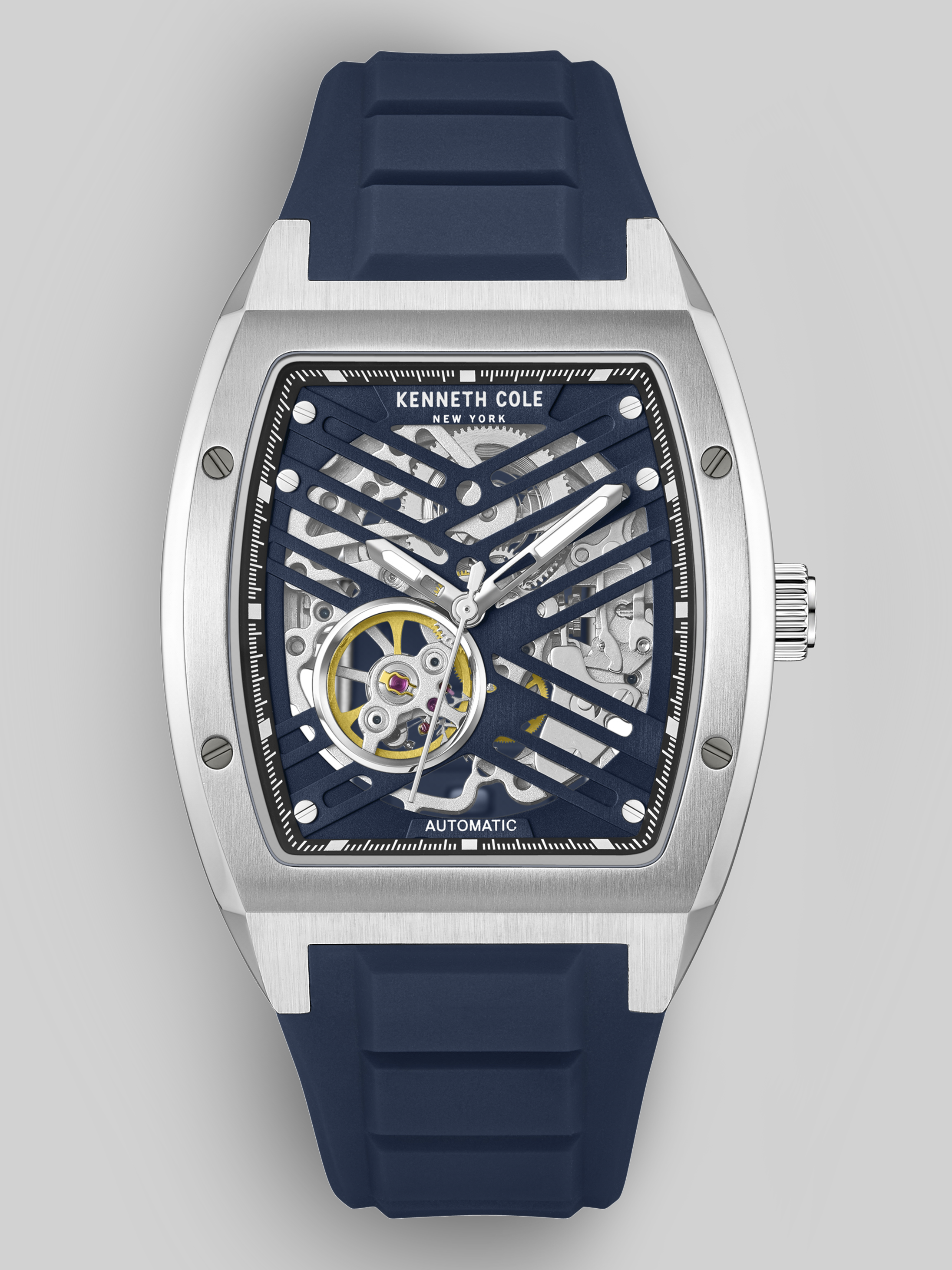 Automatic Silicone Strap Watch