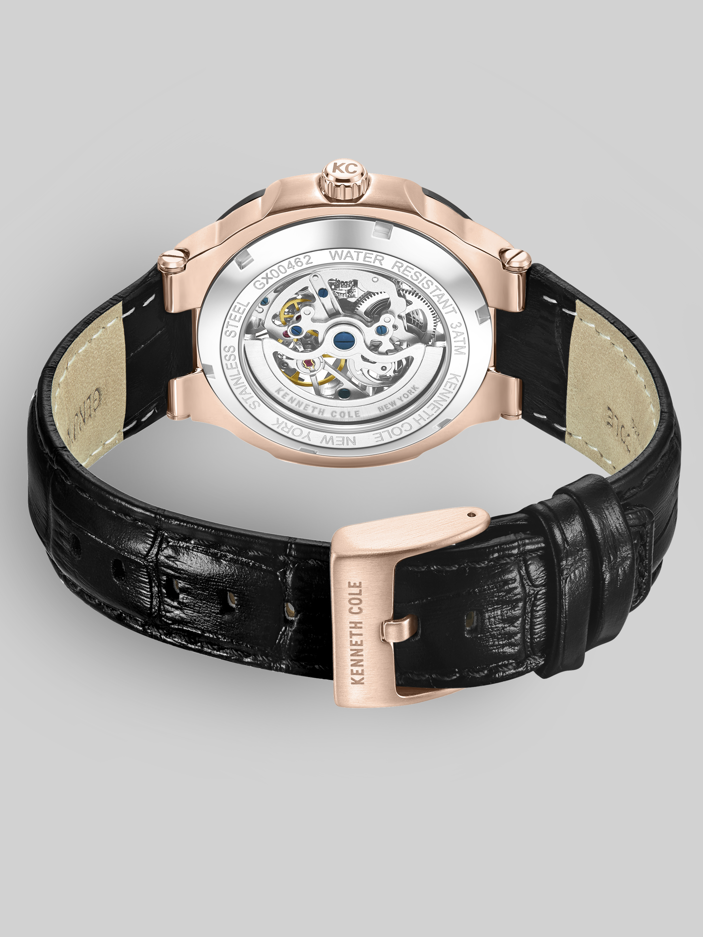 Automatic Dress Watch with Leather Strap