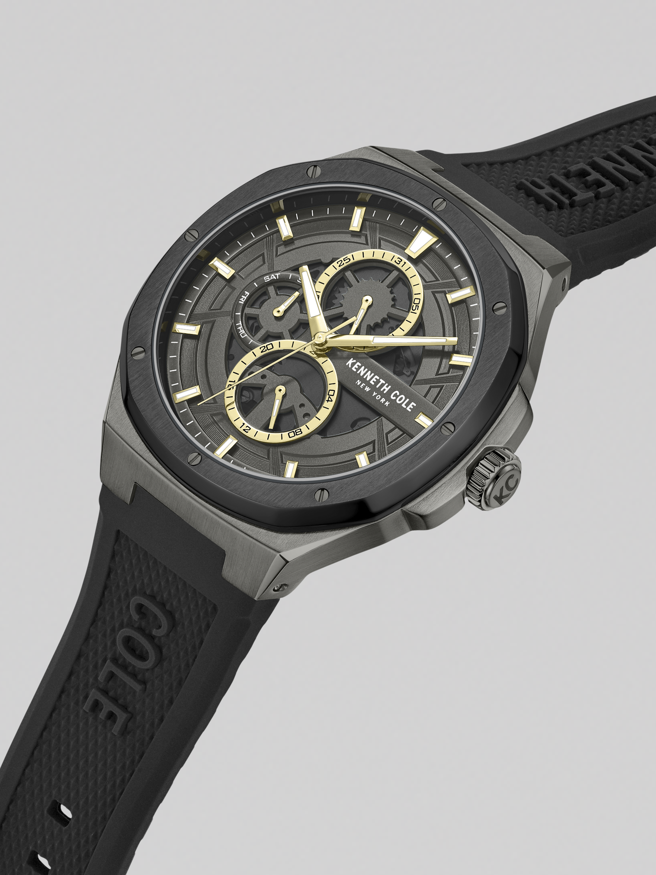 Dress Sport Silicone Strap Watch