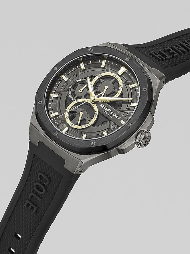 Kenneth Cole Dress Sport Silicone Strap Watch