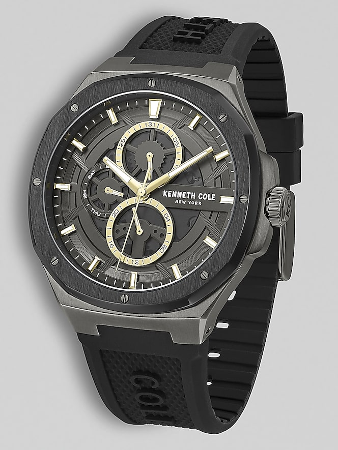 Kenneth Cole Dress Sport Silicone Strap Watch