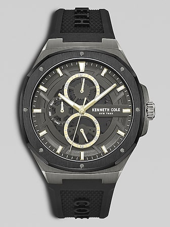 Stainless Steel Skeleton Watch