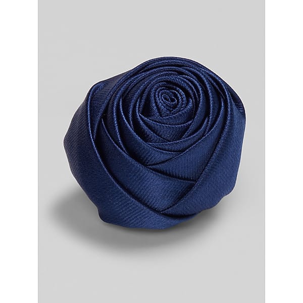 Pronto Uomo Men's Rosette Lapel Pin Navy - Size: One Size - Only Available at Men's Wearhouse TMW8BA980001