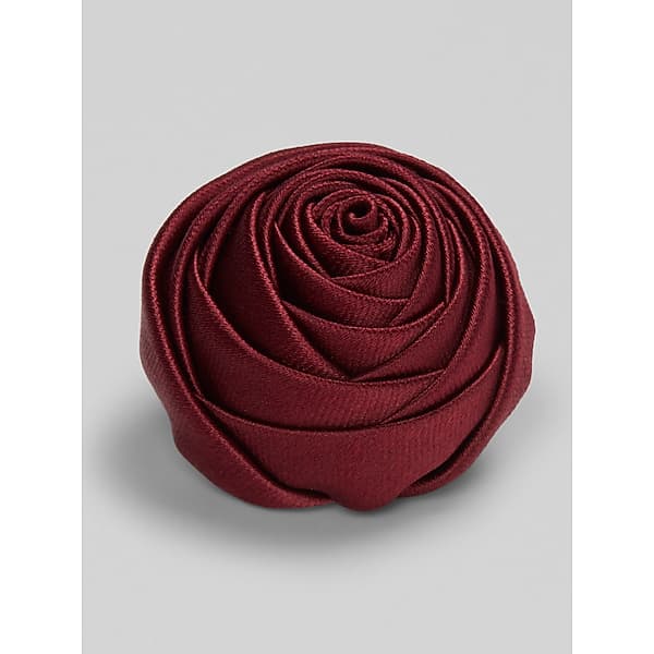 Pronto Uomo Men's Rosette Lapel Pin Purple Wine - Size: One Size - Only Available at Men's Wearhouse TMW8BA980006