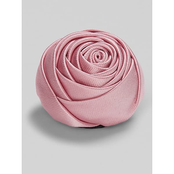 Pronto Uomo Men's Rosette Lapel Pin Pink - Size: One Size - Only Available at Men's Wearhouse TMW8BA980069