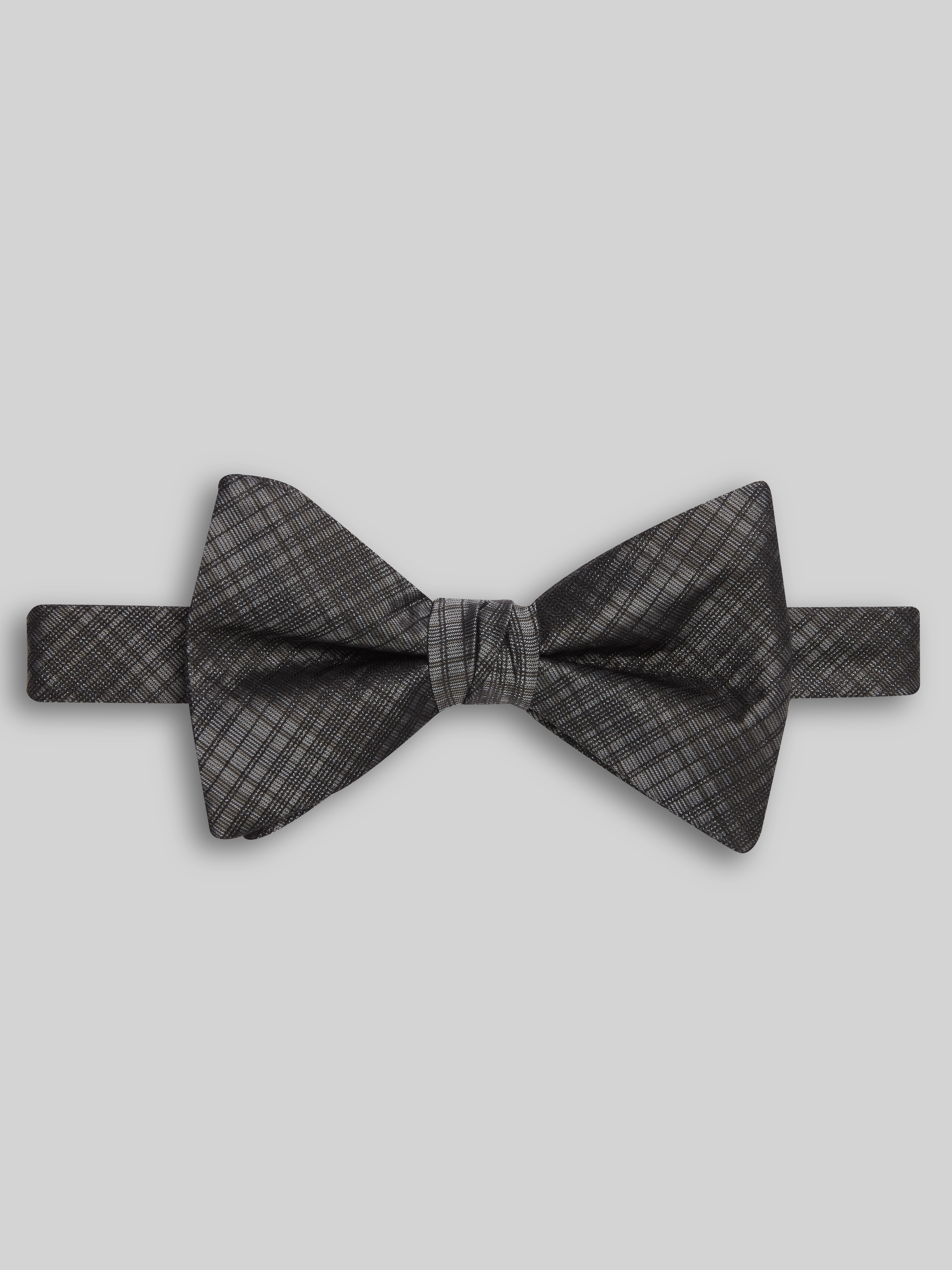 Plaid Pre-Tied Bow Tie