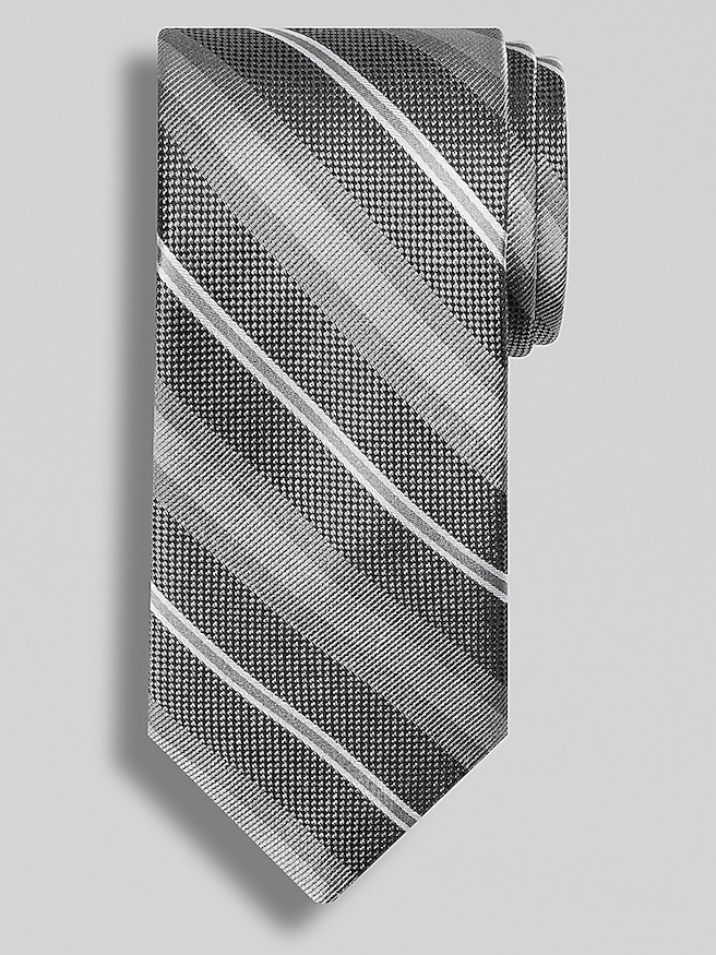 Joseph Abboud Men's Narrow Stripe Tie , Black