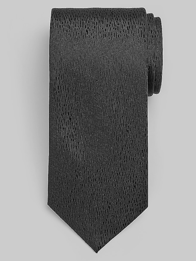 Awearness Kenneth Cole Men's Textured Tie , Black