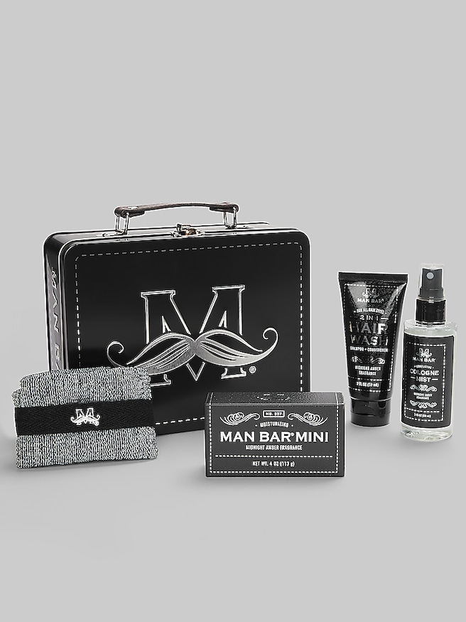 San Francisco Soap Co. Men's Midnight Amber Tin Gift Set , Misc