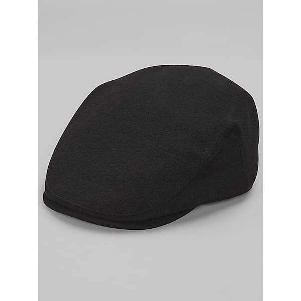 Biltmore Men's Wool-Blend Ivy Cap Black - Size: XL