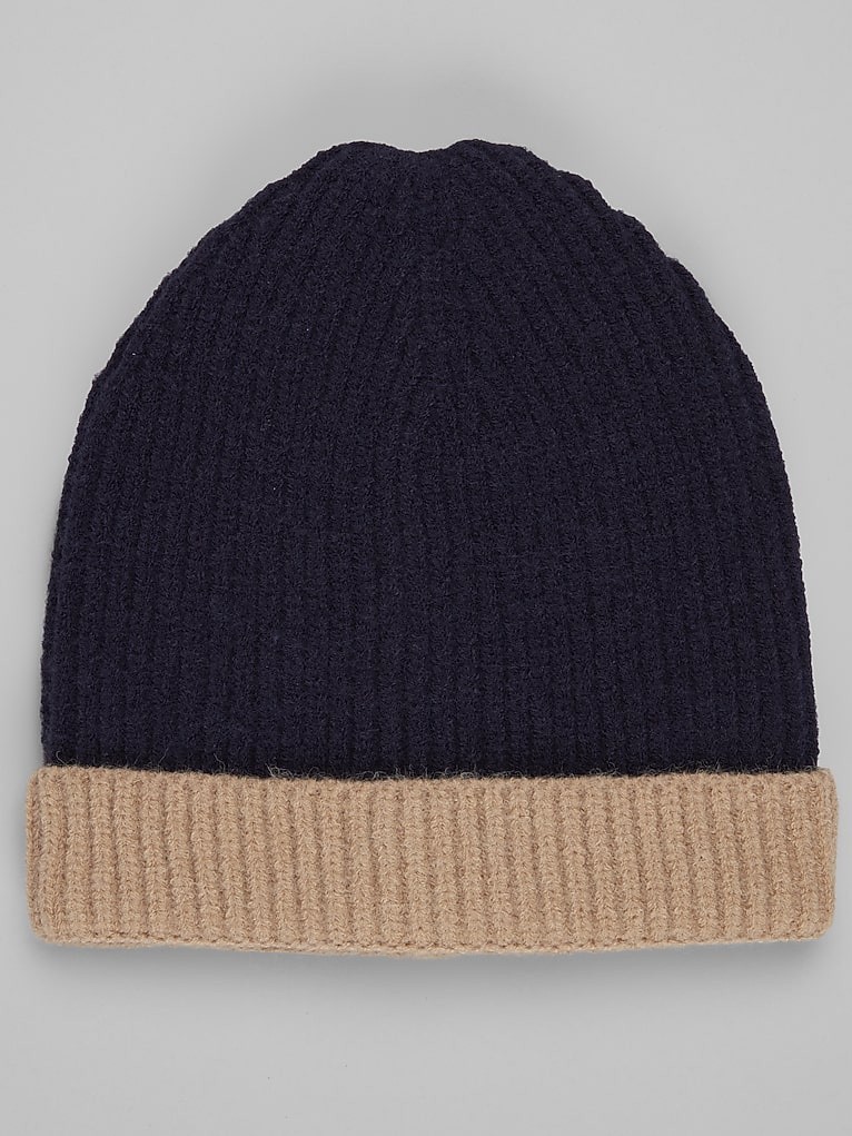 Joseph Abboud Contrast Cuff Beanie