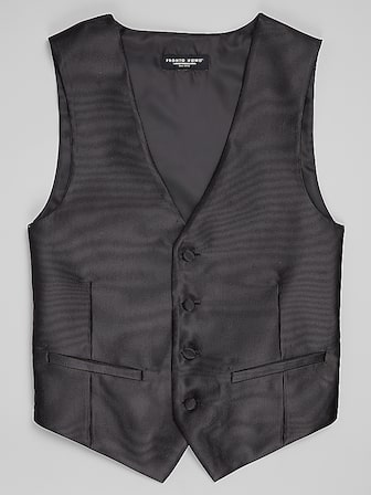 Men's Black Suit Vests