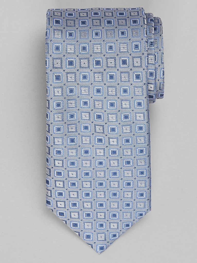 Joseph Abboud Geometric Extra Long Tie