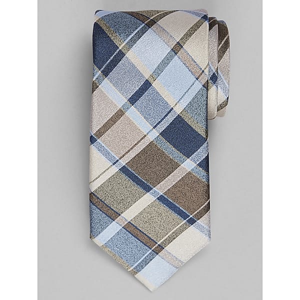 Joseph Abboud Men's Plaid Extra Long Tie Blue - Size: XLONG TMW8BGG80104