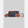 Johnston &Amp; Murphy Amherst Engineered Knit & Leather Belt