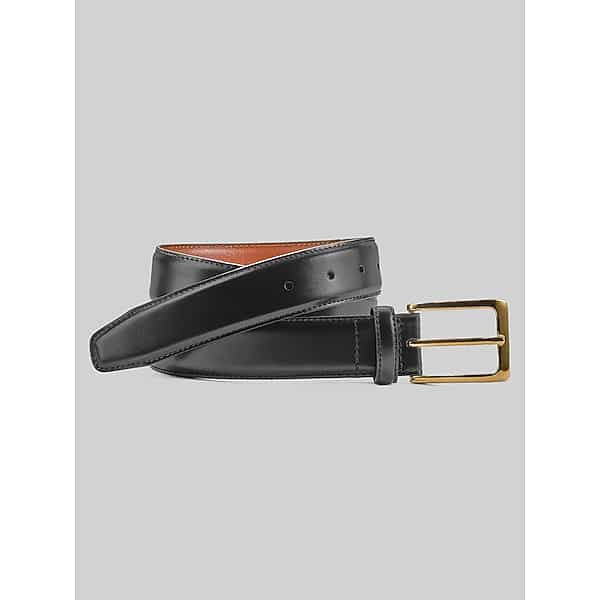 Johnston & Murphy Men's Smooth Basic Belt Black - Size: 44 Waist