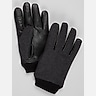 Joseph Abboud Leather & Wool Flannel Gloves