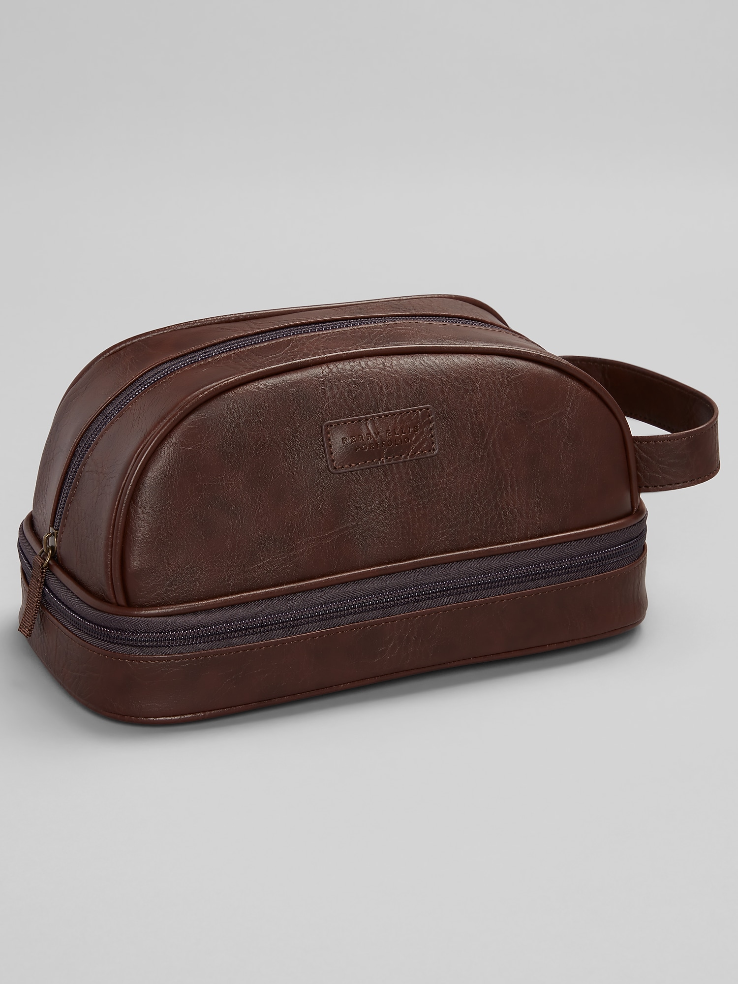 Perry Ellis Casual Zip Bottom Travel Kit