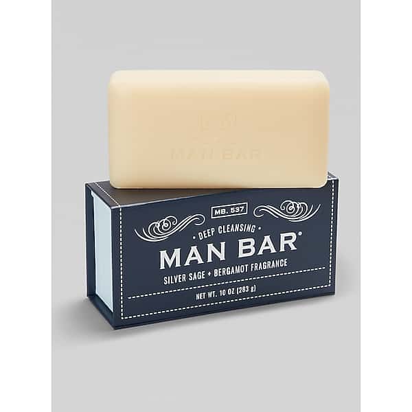 San Francisco Soap Co. Men's Man Bar Deep Cleansing Silver Sage & Bergamot Bar Soap Misc - Size: One Size TMW8BHJ80000