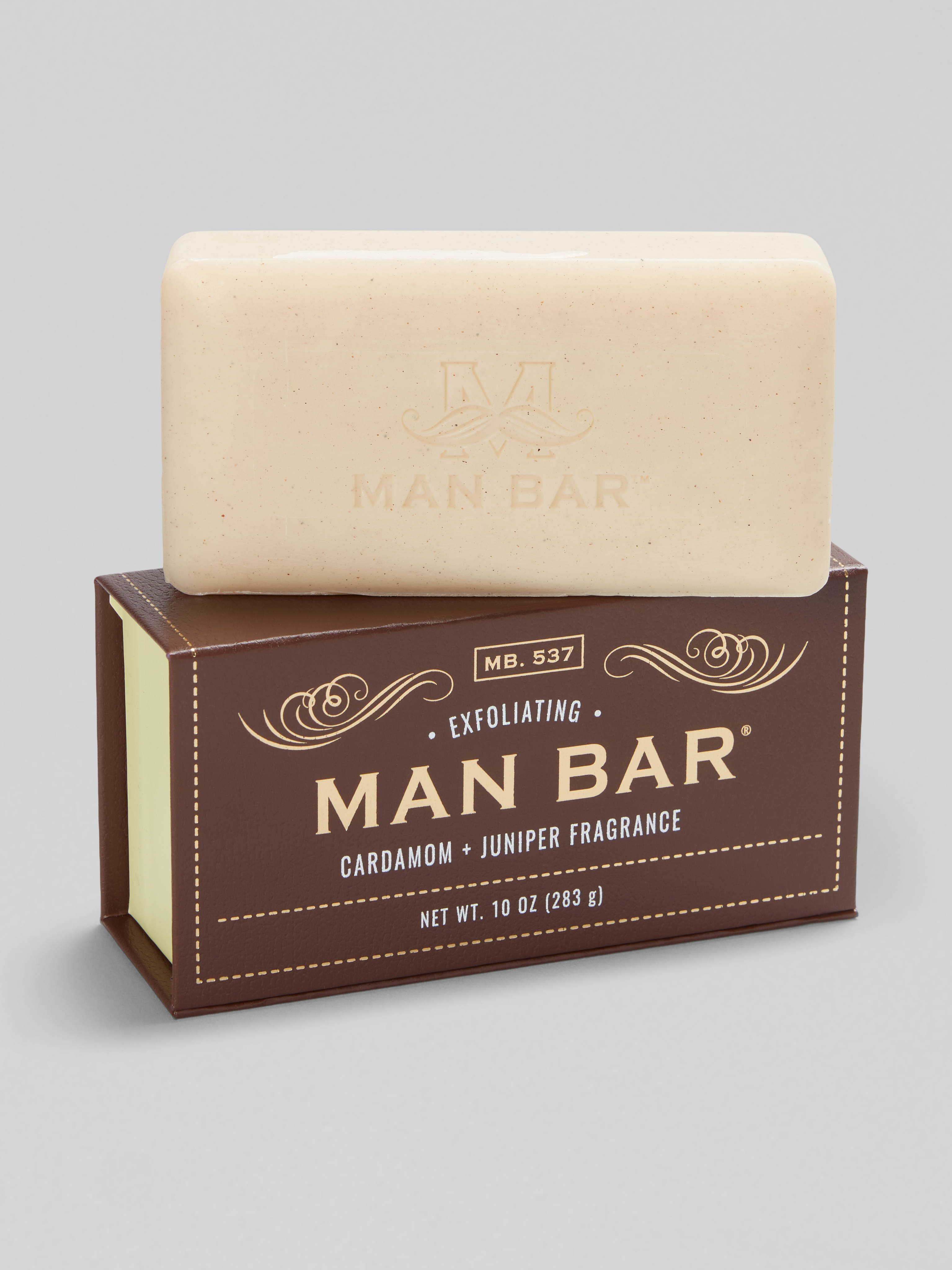 Man Bar Exfoliating Cardamom & Juniper Bar Soap