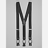 Pronto Uomo Big & Tall Chevron Stripe Silk Braces