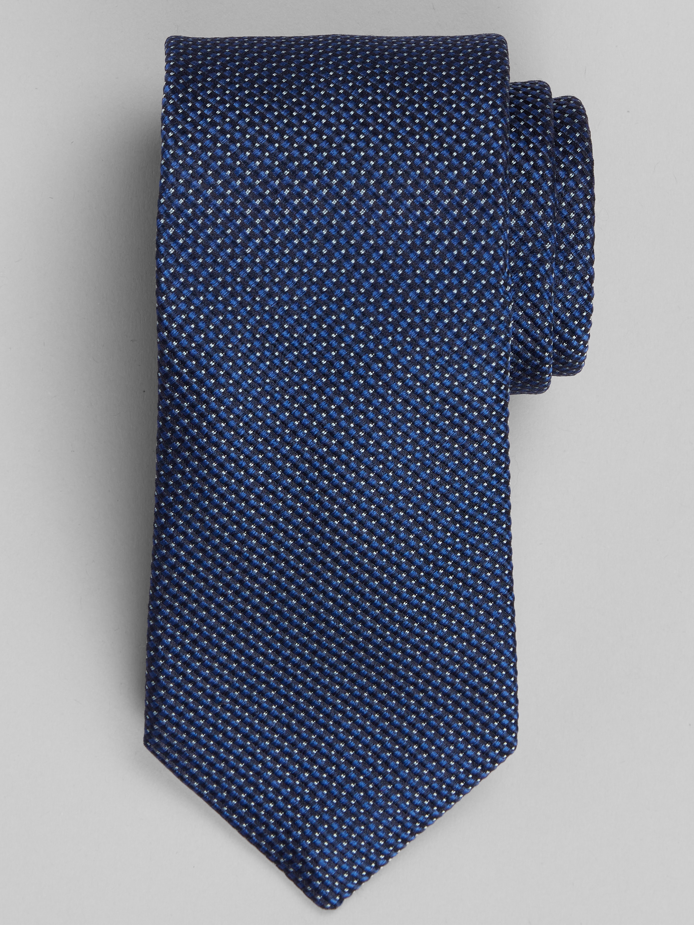 Awearness Kenneth Cole Mineral Micro Tie, Navy - Blue | Ties