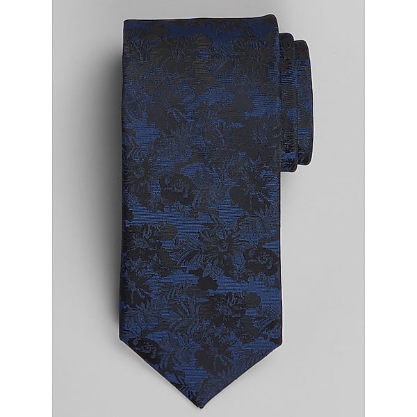 Awearness Kenneth Cole Men's Forest Floral Tie Navy - Size: One Size