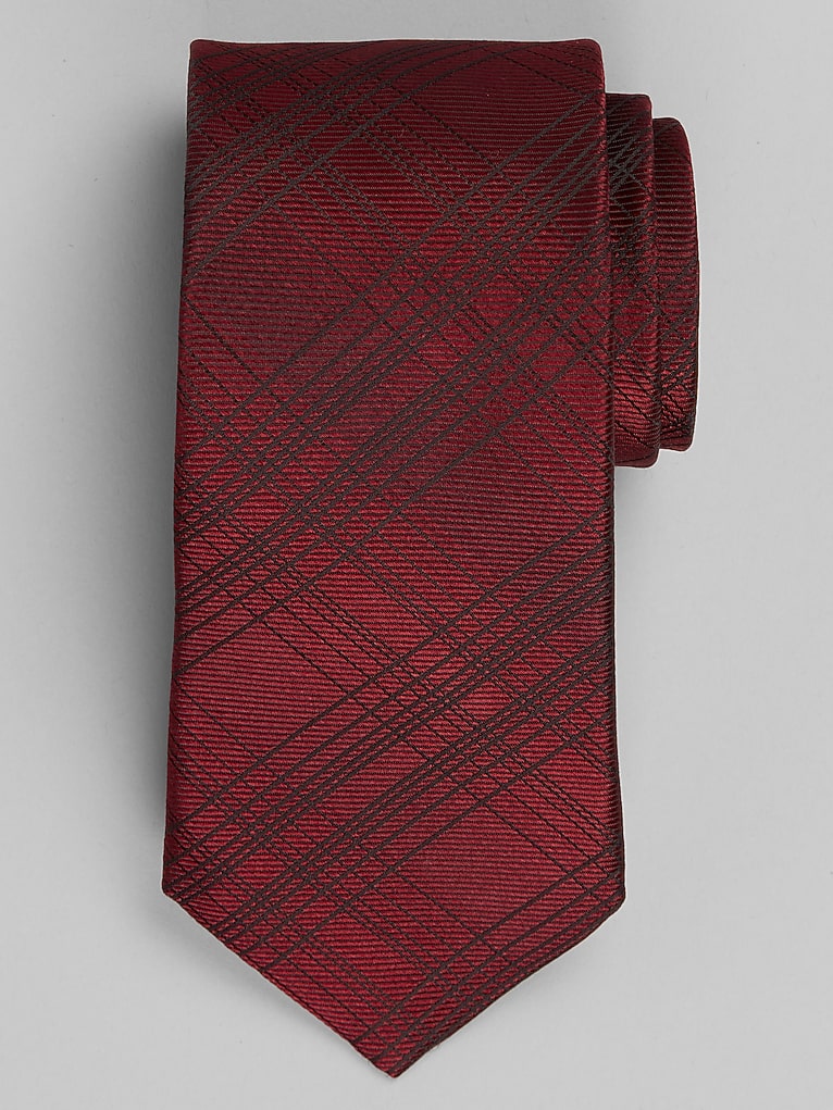 Awearness Kenneth Cole Texturama Plaid Tie