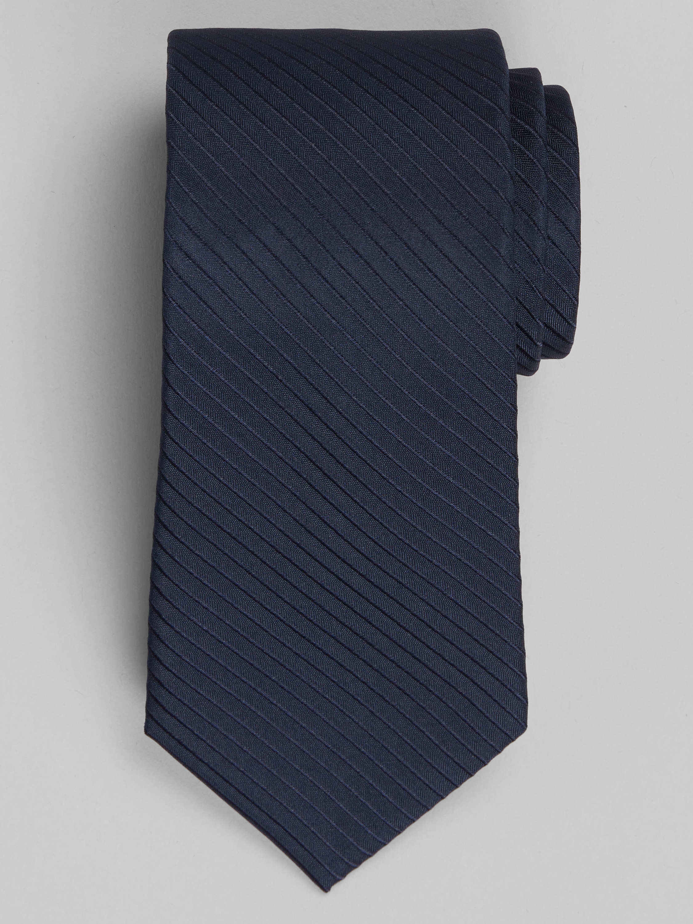 Awearness Kenneth Cole Ribbit Stripe Tie, Navy - Blue | Ties